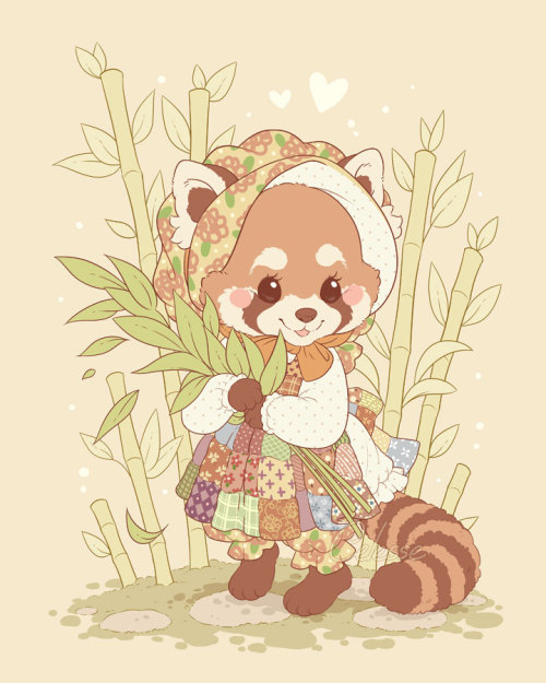 celesse:Bonny Red Panda ❤Print available here: www.inprnt.com/gallery/celesse/bonny-red-pand