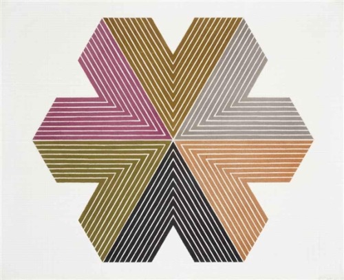 frank-stella:Star of Persia I, 1967, Frank Stella