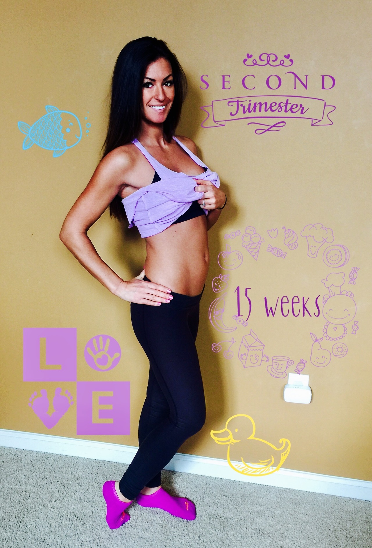 shelleysicfit:  Hello April and welcome the 2nd trimester, hhhaha!  Sounds like