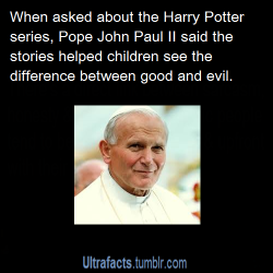 ultrafacts:  indigotux:  ultrafacts:  Source For more facts follow Ultrafacts  This guy  In 2000, Pope John Paul II also gave his blessing to the Pokémon franchise, saying the games did not have “any harmful moral side effects” and were based on