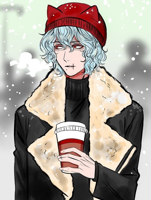 Shigaraki week day 2 - Seasons Tomura would wear cutesy and comnfy winter outfits and no you ca