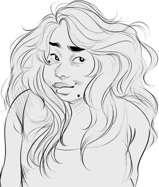 narootos:   i jst found a human amethyst in my digital sketchbook folder and shes  rrly pretty ok wowie 