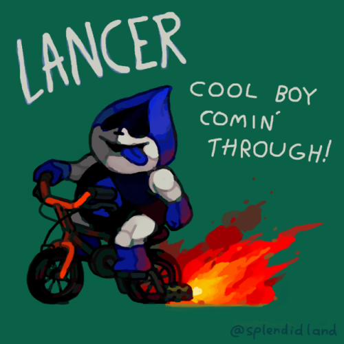 splendidland:I’m so glad that everyone finally gets to meet the wonderful rowdy boy who is 5, Lancer