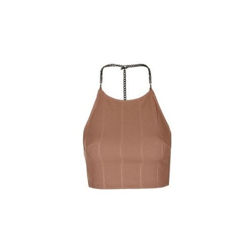 TopShop Chain Bandage Crop Top ❤ liked on Polyvore (see more crop tops)