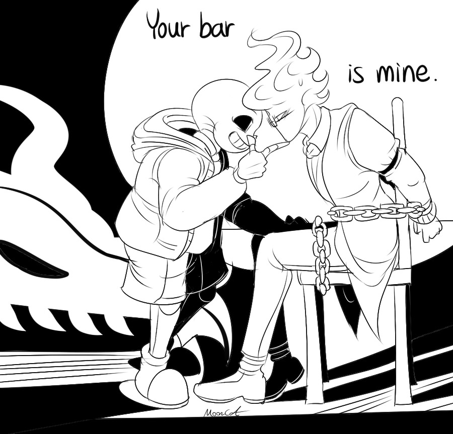mooncatyao:  mooncatyao: [Deltarune] Sansby XDDDDDDDDDDD Sorry but not sorry?????