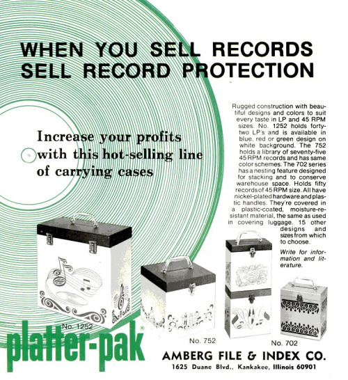 3345rpmz:  • Catalogues • ⋅ Amberg File & Index Co. Platter Pak ⋅ ” When you Sell Records Sell Record Protection “ 