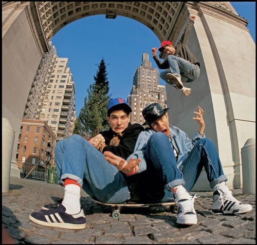 eightiess:Beastie Boys, photographed by Glen E. Friedman in New York, 1986. culture