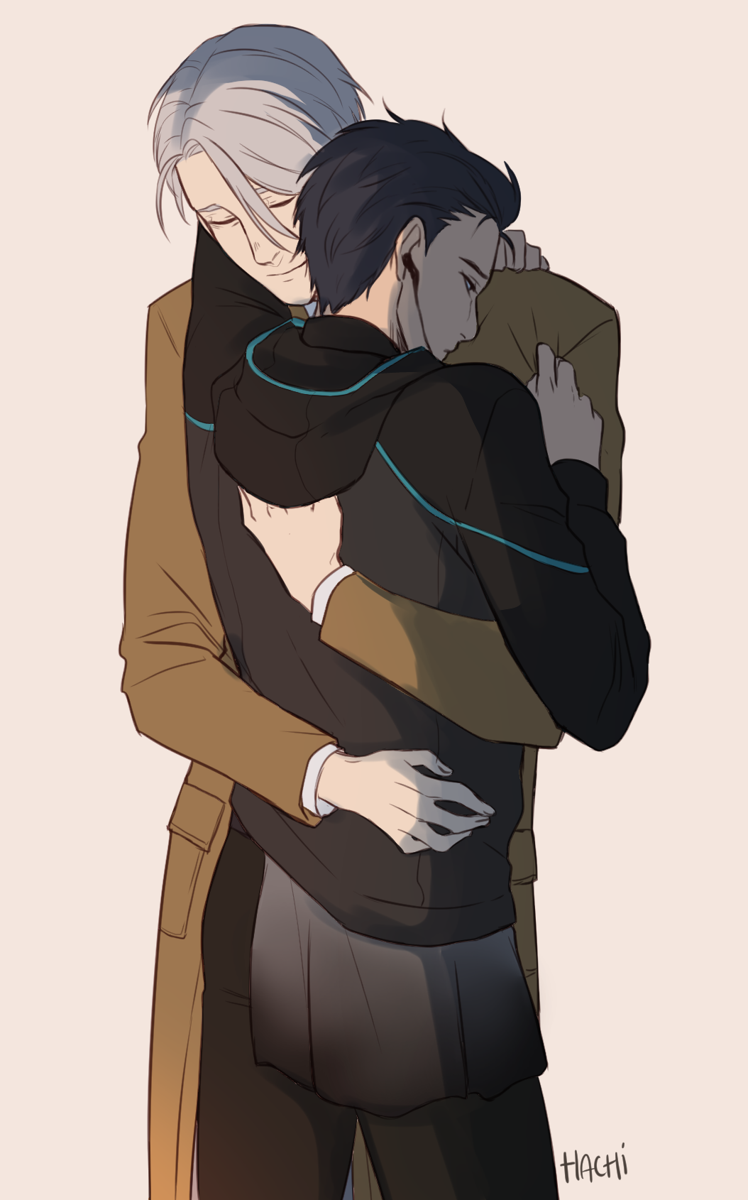 hachidraws: the way these two support each other makes me really emotional, there’s