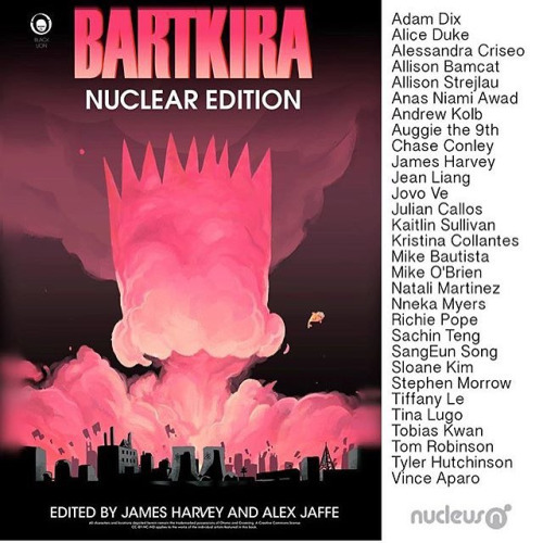 I’m super hyped to be a part of this dope art show, Bartkira Nuclear Edition Book Launch &