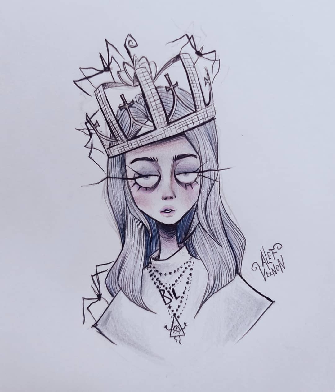 Alef Vernon Art Billie Eilish You Should See Me In A Crown