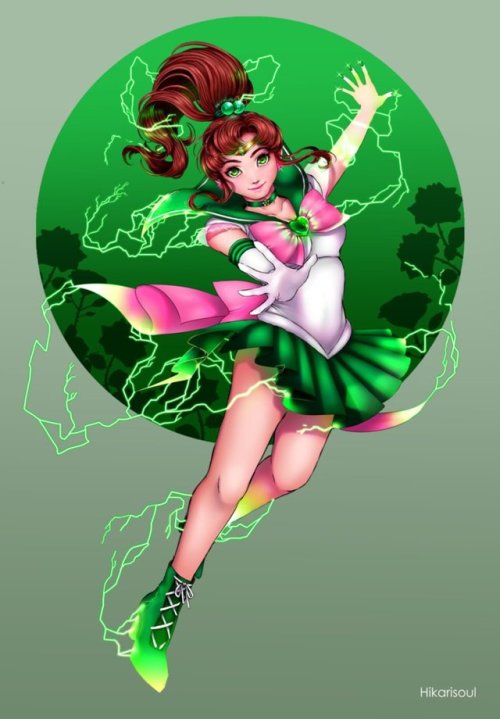 PGSM: Super Sailor Jupiter by Hikarisoul2Done With SAailor Jupiter, Belated work due to holidays. RB