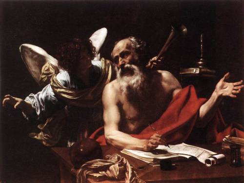 St. Jerome and the Angel, Simon Vouet, 1620s