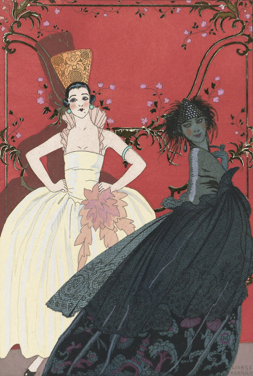 turn-back-the-cloche: Le Jour et la Nuit by George Barbier, 1922