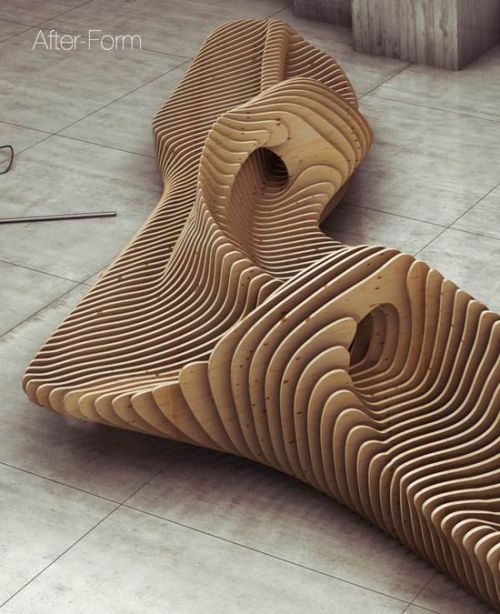 Porn Pics thedesignwalker:  parametric bench by Oleg