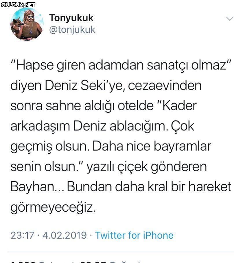 "Hapse giren adamdan...