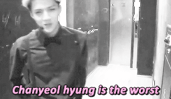 chan-soo:   The world’s best behaved little angel, Oh Sehun.  