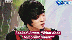 yunhos:  Junsu speaking in English and Yoochun being an asshole