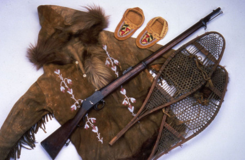 Rifle and gear belonging to Jack Leve, a successful Jewish hunter, fur trader, and adventurer who li