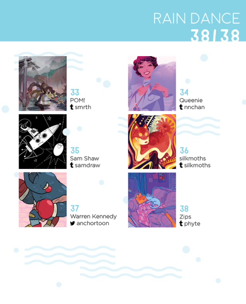 raindancezine:ARTIST LIST ANNOUNCEMENTAnd here we have it, one day early: OUR ARTIST LIST!! Than