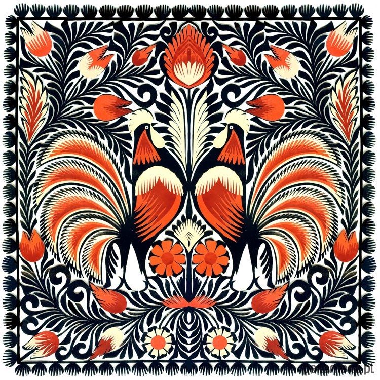 Wycinanki with motifs characteristic for the region of Łowicz in central Poland, created by the folk artist Grażyna Gładka. Images via Na Ludowo on Pakamera.
Wycinanki are the traditional papercut artworks from Poland. They come in various regional...