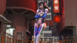 totallynothiroakiprotagonist:  Cutiepie D.va, with a fittingly cute penis. 