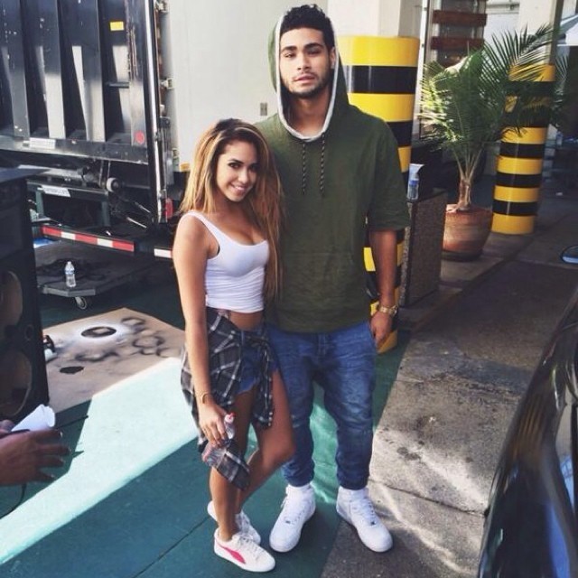 mizzjasminevillegasnewz:  On set with @JASMINEVILLEGAS