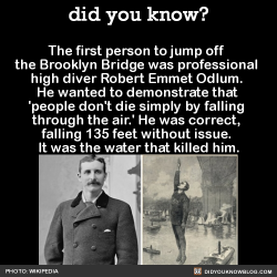 did-you-kno:  Odlum was lifted into a boat,