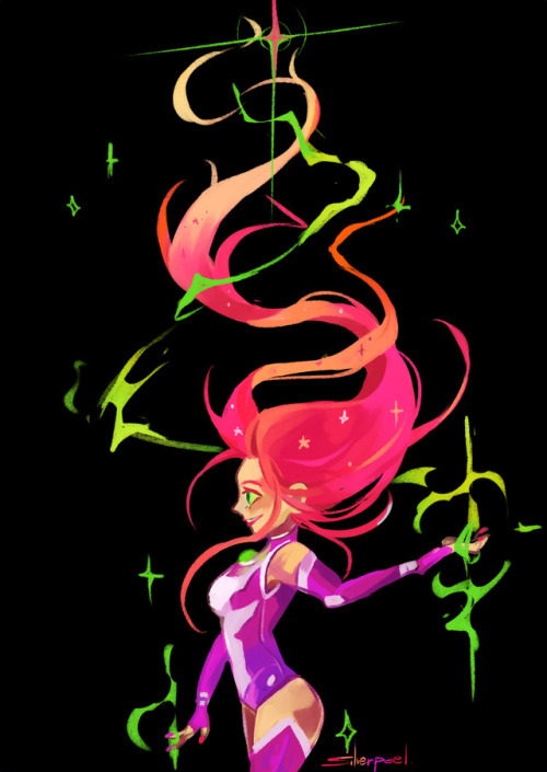 silver-peel:Star and Firefav childhood alien princess with gorgeous color scheme ever, very blessed 