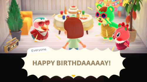 Birthdays are best spent in Animal Crossing~ 