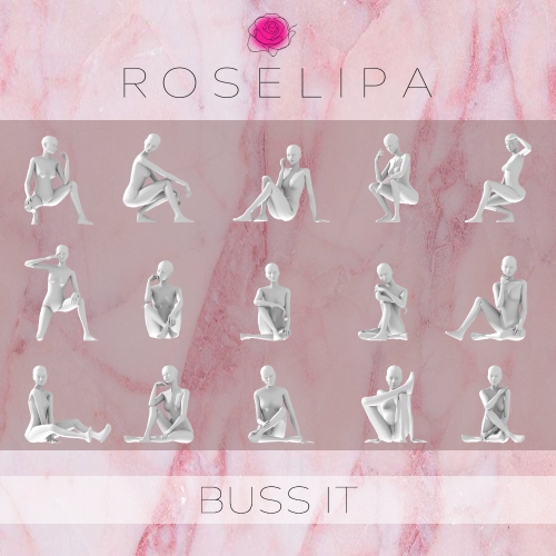 [ROSELIPA] BUSS ITAbout this pose packIn Game Pose♥  15  single poses for Female♥  Use with  Andrew 