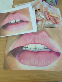 lusheur:  velvet-dawn:  strangelybeautifulworld:  velvet-dawn:  Finished hooooooorah  When you make the painting not only realistic but look better than the original photo… That’s art. That’s amazing.  Thank you!  i cant starring at it, it’s so