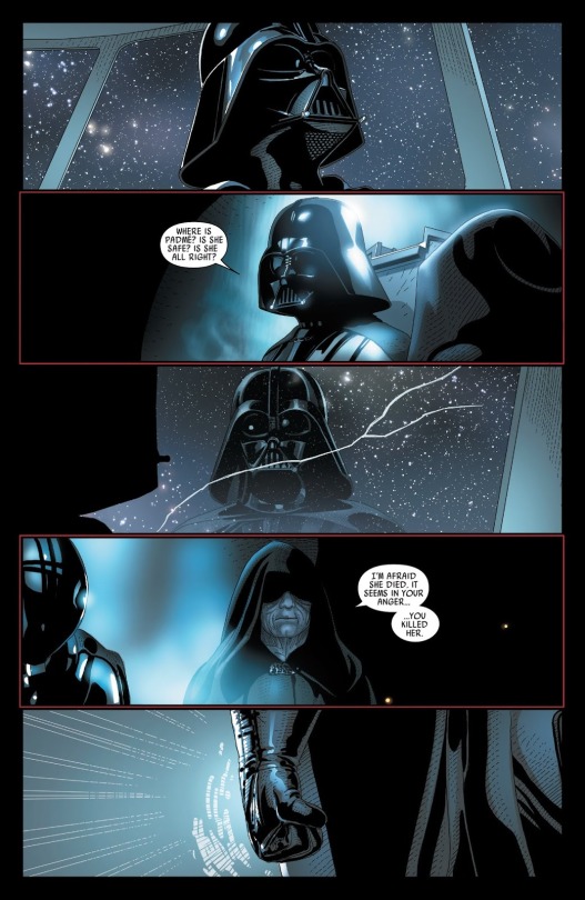 thefingerfuckingfemalefury: goluxexmachina:  thefingerfuckingfemalefury:  nerdornothing:  “Join me, and together we can rule the galaxy as father and son!” Darth Vader #6 (2015) 🖤  Please read the Star Wars comics okay they are so fricking good