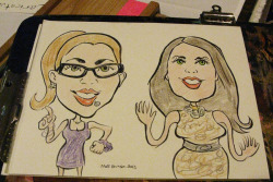 More caricatures from a birthday party I