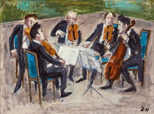 String Quintet   -   Julius Herburger , 1967.German,  1900-1973oil on canva