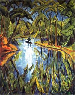 peira:  Erich Heckel:  Parksee (1914) 