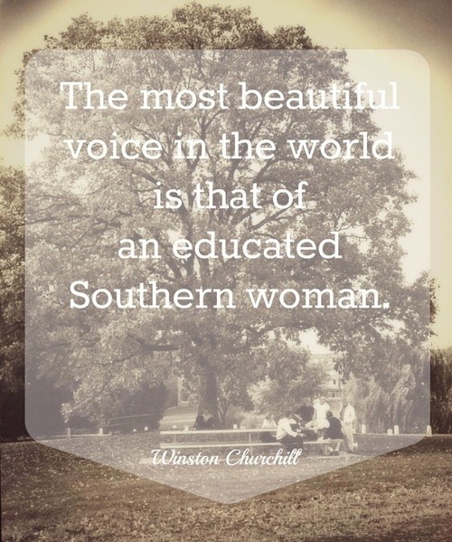 sweetgracious:  patternrecognitiondevice:  An intelligent Southern woman is her own