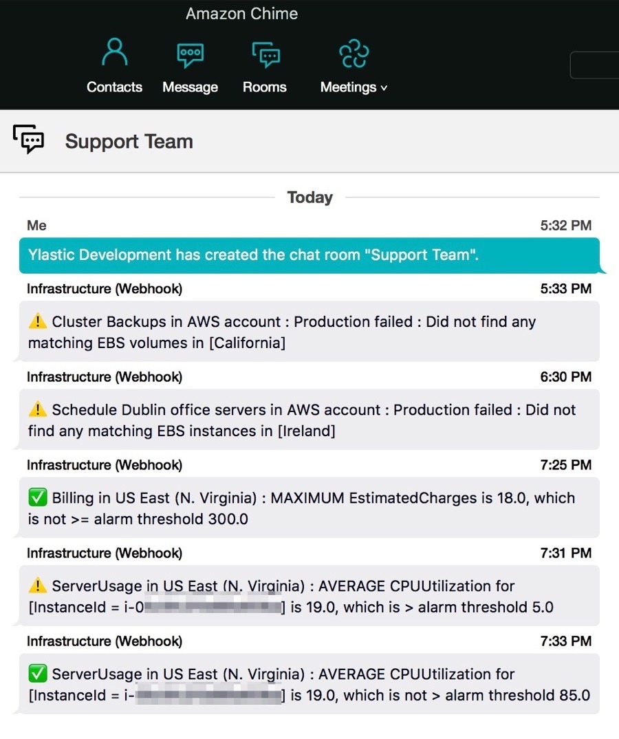 amazon chime webhook amazon chime webhook