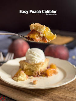 foodffs:  EASY PEACH COBBLER Really nice recipes. Every hour. Show me what you cooked! 