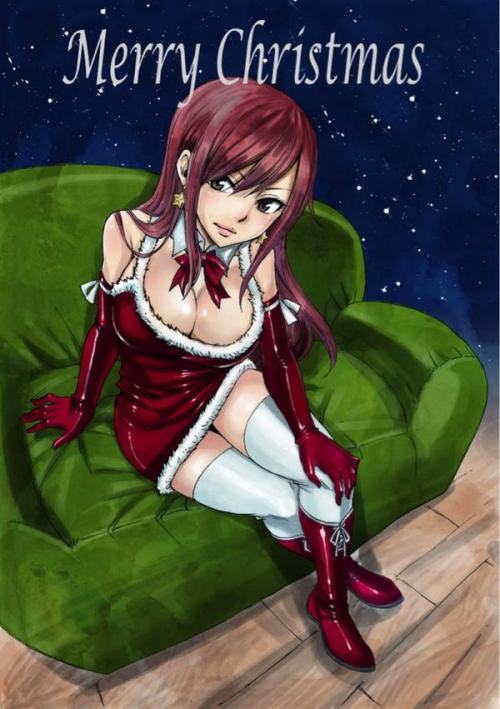 fttrollshima:  It’s December! Christmas artwork from 2012/2013 Art © Hiro Mashima 