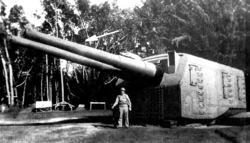 8-inch Naval Guns On Oahu