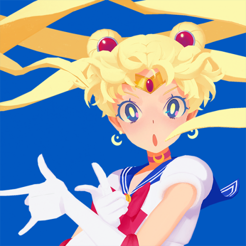 catshriek: Handpainted Pretty Guardian Sailor Moon!Finally finished this piece last week, hope you e