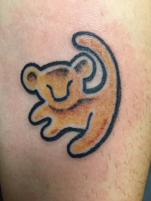 Memorink Tattoo Studio - Artist: @manuel_memorink_moretti At:  @memorink_tattoo_studio #simba #thelionking #kinglion #lion #hakunamatata  #doubleface #hakunamatatatattoo #tattooitalia #bresciatattoo  #memorinktattoostudio | Facebook