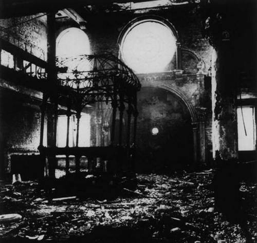  Essenweinstrasse Synagogue in Nuremberg, Germany. Left in ruins after Kristallnacht (1938)