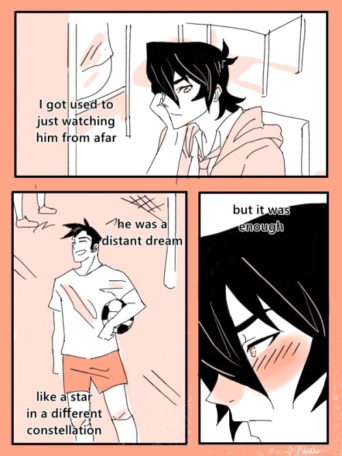 creamxgrim:  AU where Keith is the disaster gay (or something like that :’D) I didn’t ju