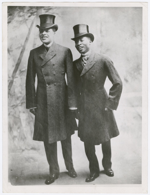 Bert Williams and George Walker, the vaudeville team &ldquo;Williams &amp; Walker&rdquo;