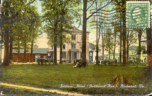 postcardtimemachine:danskjavlarna:Soldiers’ Home, Richmond, Va.Lived about a km from this site in th