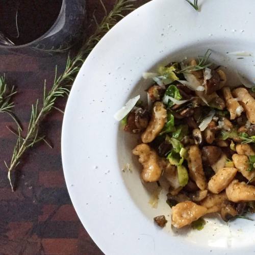 Find something that feeds your soul and do that. #food #dinner #gnocchi #sweetpotato #homemade #dowh