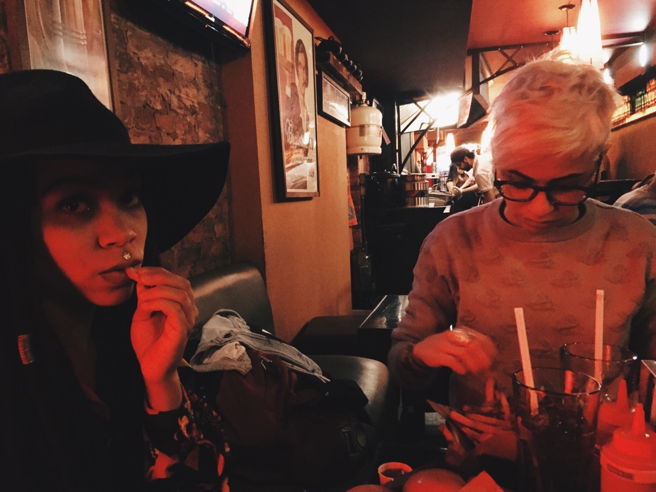 blksol:When care-free femmes get together, nothing is impossible.rabbitglitter -
