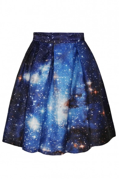 defendorkingdom: Fashionable Skirts Collection  Red Galaxy  //   Blue Galaxy  Themed