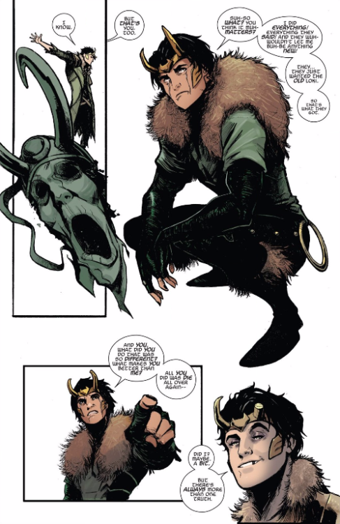 jaggedcliffs: Should we see what comes next?Loki: Agent of Asgard #17 - pages 14 to 21 Writer Al E